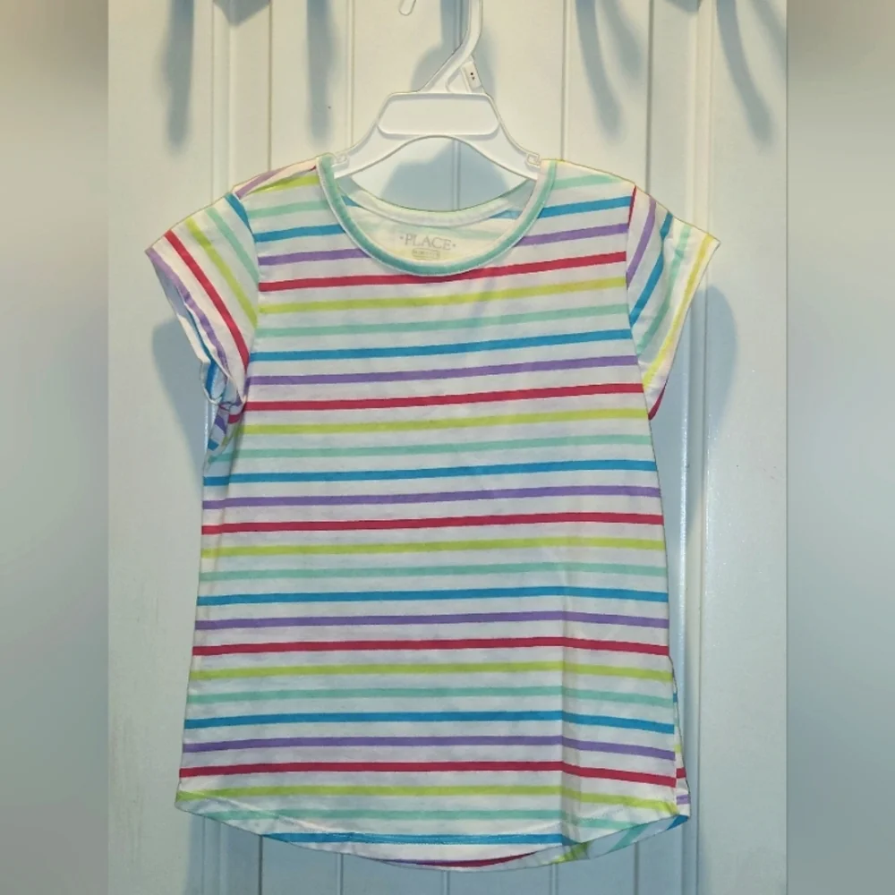 The Children's Place Multicolor Striped Kids T-Shirt